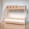 Giường tầng gỗ MDF thiết kế đơn giản