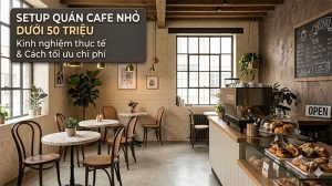 Kinh nghiệm setup quán cafe dưới 50 triệu