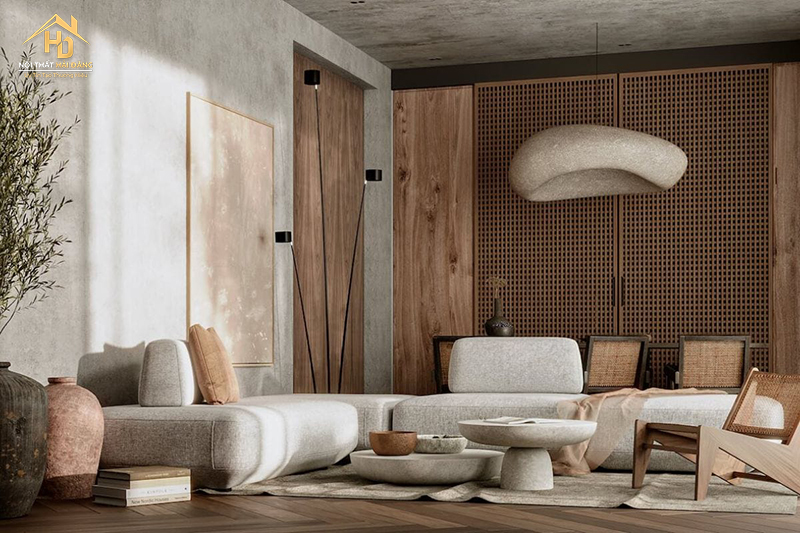 noi-that-wabi-sabi Thiết kế thi công nội thất nhà ở cho gia đình trọn gói từ A–Z