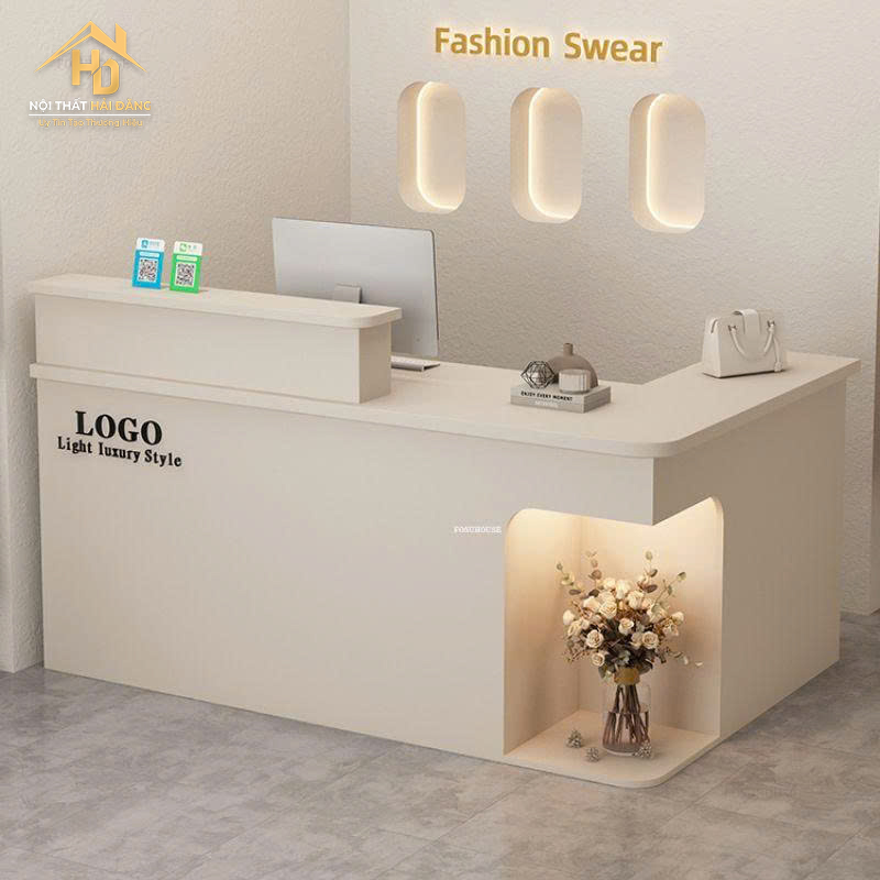 Quầy Lễ Tân Gỗ Bo Góc Chữ L Hiện Đại quay-le-tan-hien-dai-4 Quầy Lễ Tân Gỗ Bo Góc Chữ L Hiện Đại