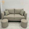 Sofa mini 2 chỗ ngồi màu be