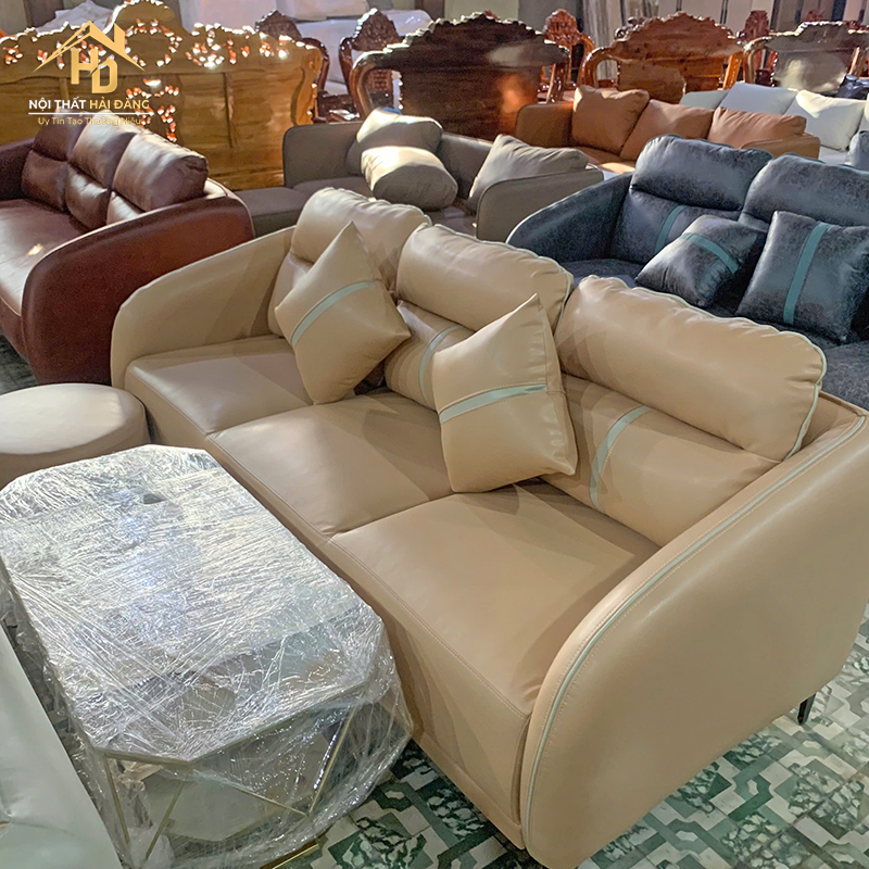 Sofa Da Kèm Đôn Tròn Hiện Đại (Nhiều Màu) sofa-boc-da-10 Sofa Da Kèm Đôn Tròn Hiện Đại (Nhiều Màu)