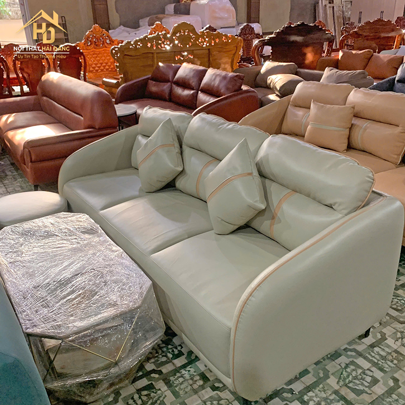 Sofa Da Kèm Đôn Tròn Hiện Đại (Nhiều Màu) sofa-boc-da-11 Sofa Da Kèm Đôn Tròn Hiện Đại (Nhiều Màu)