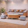 Sofa gia đình bọc da