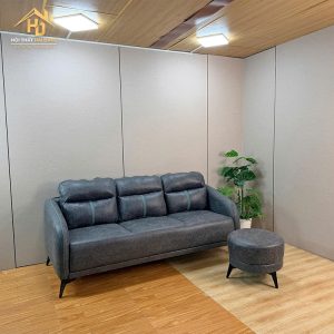 Sofa Da Kèm Đôn Tròn Hiện Đại (Nhiều Màu) 9 sofa da lon 2
