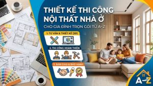 thiết kế thi công nội thất nhà ở