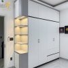 Tủ Quần Áo Gỗ Kịch Trần Kèm Kệ Sang Trọng