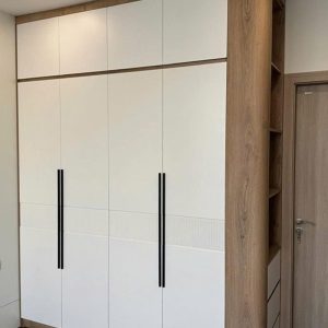 Tủ Quần Áo Gỗ Kịch Trần Kèm Kệ Sang Trọng 4 tu quan ao kich tran 4