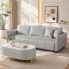 Sofa da kèm bàn trà phòng khách