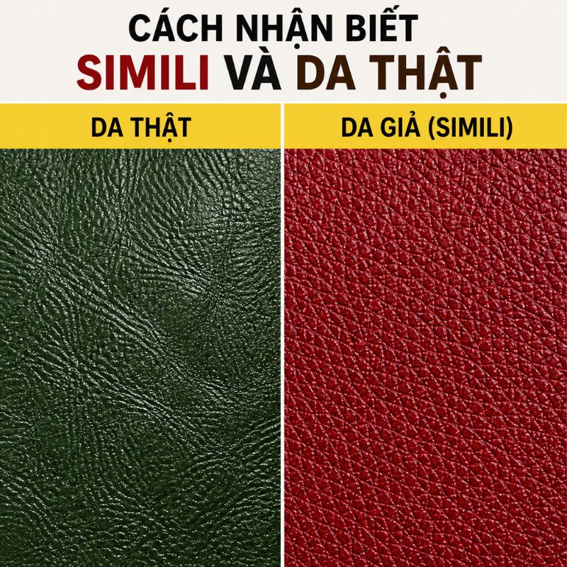 nhan-biet-da-gia-va-da-that Da Simili Là Gì? Cách Nhận Biết Và Phân Biệt Với Da Thật
