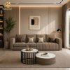 Bộ sofa băng kèm bàn trà đôi