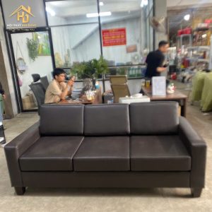 Sofa Băng 3 Chỗ Ngồi 2M2 Màu Đen
