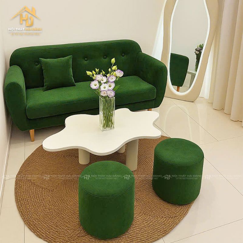 sofa-chung-mini-2-cho-ngoi Top 10 Mẫu Sofa Chung Cư Nhỏ Đẹp, Tiết Kiệm Diện Tích