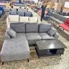 Sofa góc L nệm mút dày