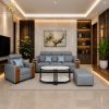 Bộ sofa băng 3 chỗ bọc da