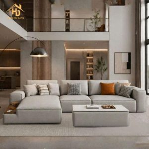 Bộ Sofa Phòng Khách Chữ L Sang Trọng (Nhiều Màu) 3 sofa goc l 2