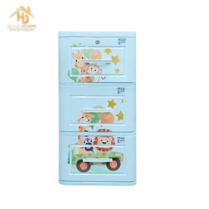 Tủ Quần Áo Nhựa Ngăn Kéo 3 Tầng (Nhiều Màu) 7 tu nhua 3 tang 1