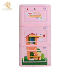 Tủ Quần Áo Nhựa Ngăn Kéo 3 Tầng (Nhiều Màu) 3 tu nhua 3 tang 6