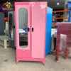 Tủ quần áo sắt 2 cánh có gương