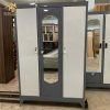 Tủ Quần Áo Sắt 3 Cánh Có Gương (Nhiều Màu)