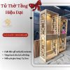 Tủ thờ chung cư hoa văn CNC
