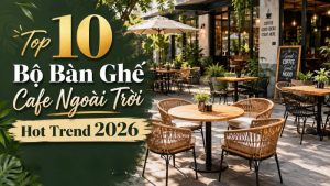 bàn ghế cafe ngoài trời