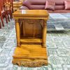 Bàn Thờ Ông Địa Gỗ Tràm Mái Bằng