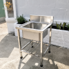 Lavabo công nghiệp inox 1 hộc