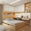 Combo giường ngủ có tủ treo và bàn làm việc