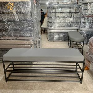 Kệ giày kết hợp ghế ngồi 1m2