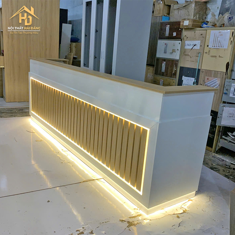 Quầy Lễ Tân Chữ L Có Đèn LED Sang Trọng quay-le-tan-68 Quầy Lễ Tân Chữ L Có Đèn LED Sang Trọng