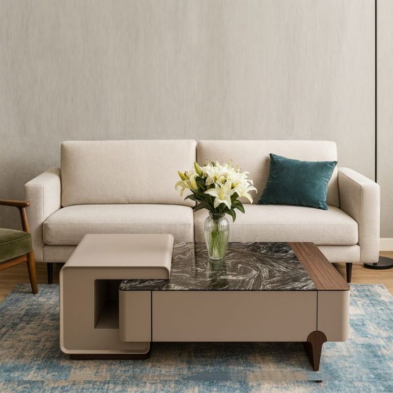 ban-sofa-vuong-duoc-ua-chuong Các mẫu bàn trà sofa vuông đẹp, độc đáo cho căn hộ