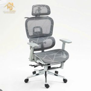 Ghế công thái học lưới có gác chân