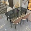 Bộ bàn ăn 4 ghế bọc nệm