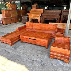 Bộ sofa gỗ hộp