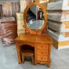 Bàn phấn sồi màu xoan 80cm