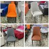 Ghế ăn da họa tiết quả trám