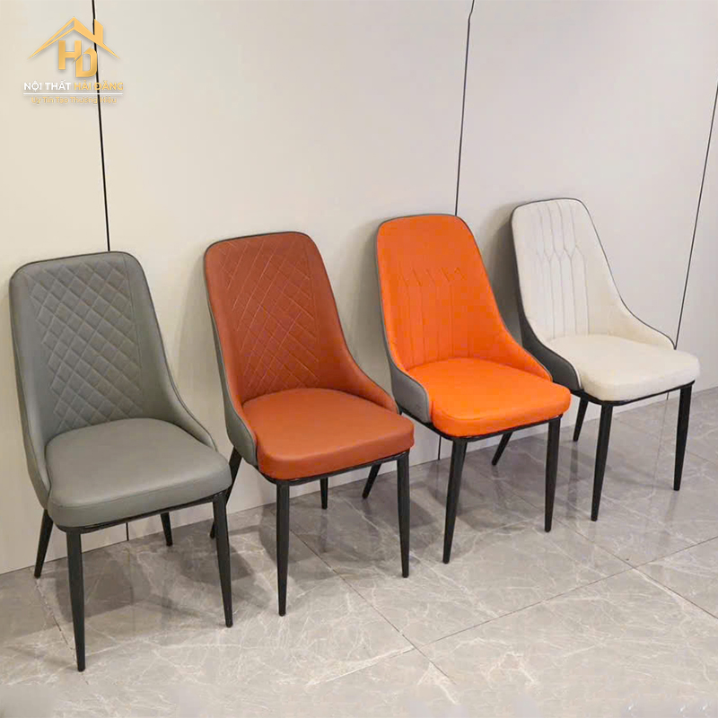 Ghế Ăn Da Họa Tiết Quả Trám Hiện Đại (Nhiều Màu) ghe-an-boc-da-5 Ghế Ăn Da Họa Tiết Quả Trám Hiện Đại (Nhiều Màu)