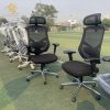 Ghế công thái học đen lưng cao