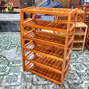 Kệ Giày Dép Gỗ 6 Tầng Đơn Giản 2 ke giay 6 tang 1