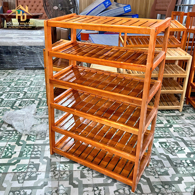 Kệ Giày Dép Gỗ 6 Tầng Đơn Giản ke-giay-6-tang-1 Kệ Giày Dép Gỗ 6 Tầng Đơn Giản