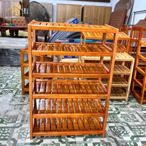 Kệ giày dép gỗ 6 tầng