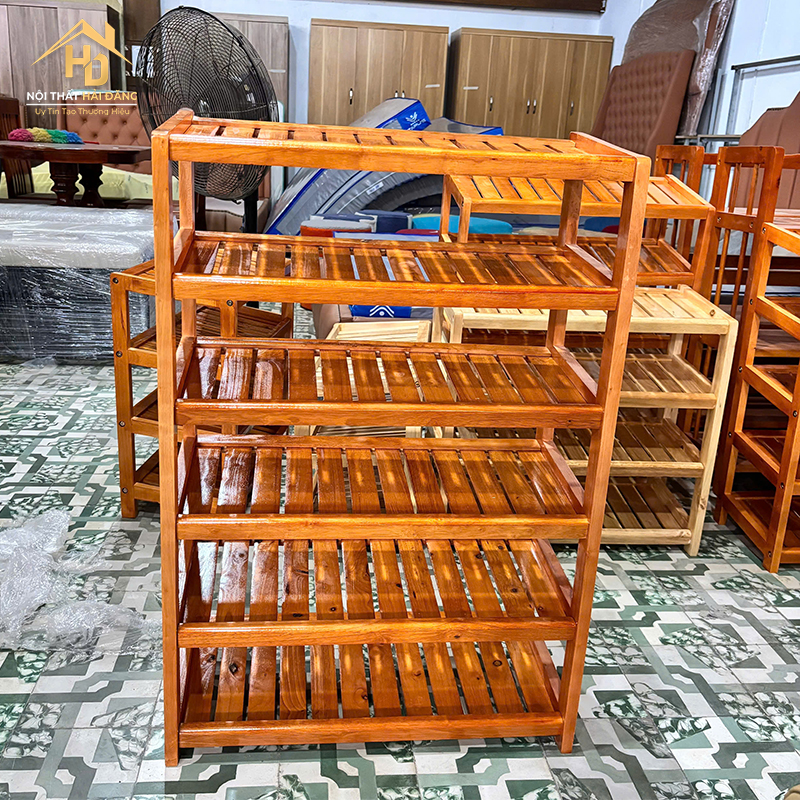 Kệ Giày Dép Gỗ 6 Tầng Đơn Giản ke-giay-6-tang-2 Kệ Giày Dép Gỗ 6 Tầng Đơn Giản