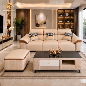 Bộ Sofa Phòng Khách Bọc Da Nhiều Màu Hiện Đại 4 sofa goc l 2m2 2