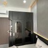 Tủ quần áo cửa lùa kịch trần đen