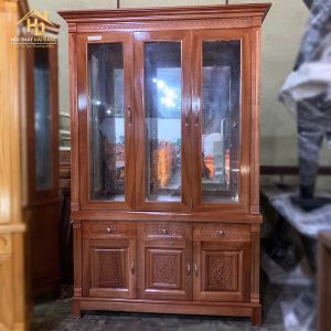 Tủ rượu gỗ xoan đào 1m2