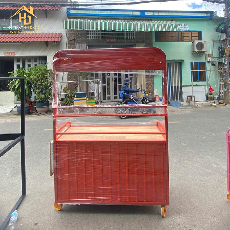 Xe Cafe Di Động Tích Hợp Bàn Gấp Tiện Lợi (Nhiều Màu) xe-cf-5 Xe Cafe Di Động Tích Hợp Bàn Gấp Tiện Lợi (Nhiều Màu)