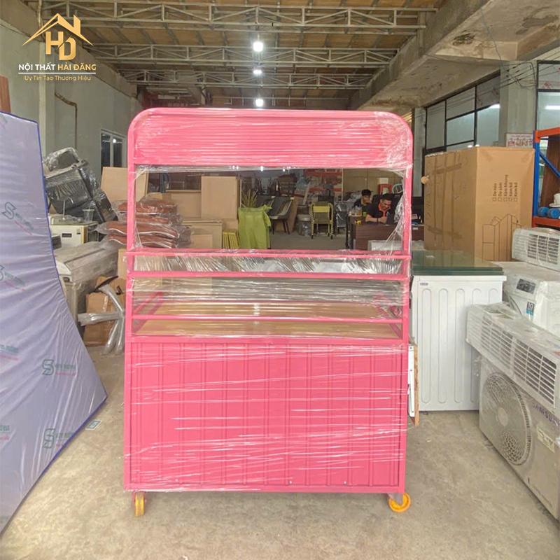 Xe Cafe Di Động Tích Hợp Bàn Gấp Tiện Lợi (Nhiều Màu) xe-cf-6 Xe Cafe Di Động Tích Hợp Bàn Gấp Tiện Lợi (Nhiều Màu)