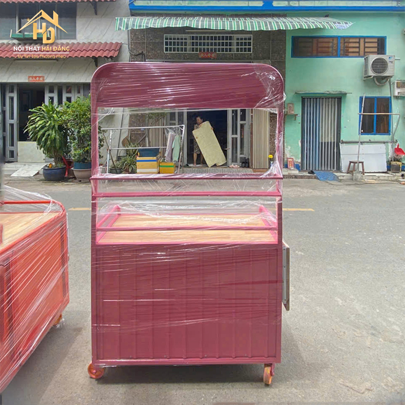 Xe Cafe Di Động Tích Hợp Bàn Gấp Tiện Lợi (Nhiều Màu) xe-cf-7 Xe Cafe Di Động Tích Hợp Bàn Gấp Tiện Lợi (Nhiều Màu)
