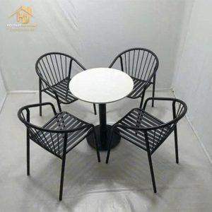 Bàn ghế cafe sắt coca